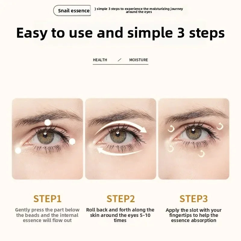 Snail Collagen Skincare Set - Anti-Aging Face Cream & Eye Serum for Dark Circles