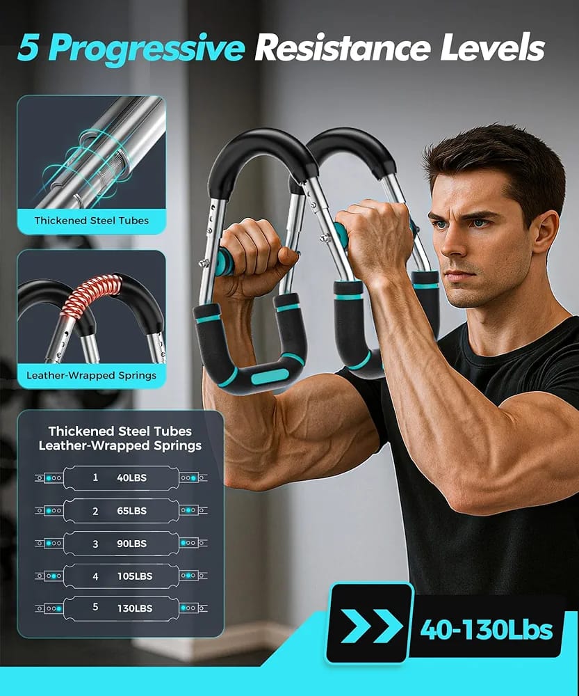 Arm Strength Device U-shaped Men&#039;s 30kg Arm Training Fitness Equipment Home Arm Bar Pastor Grip Strength Sports Training Bar